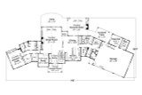 Craftsman House Plan - Tanglewood 89129 - 1st Floor Plan