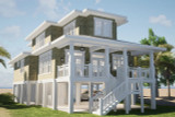 Cape Cod House Plan - Fenton 89217 - Rear Exterior