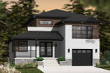 Modern House Plan - Aldana 89267 - Front Exterior