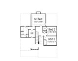 Secondary Image - Bungalow House Plan - 89353 - 2nd Floor Plan