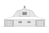 Farmhouse House Plan - 89368 - Rear Exterior