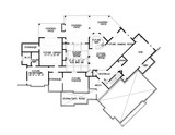 Craftsman House Plan - Tiger Creek Cottage D 89328 - Basement Floor Plan