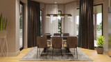 Craftsman House Plan - Tiger Creek Cottage D 89328 - Dining Room