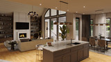 Craftsman House Plan - Tiger Creek Cottage D 89328 - Kitchen