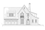 Tudor House Plan - Charleston 89475 - Front Exterior