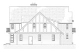 Tudor House Plan - Charleston 89475 - Left Exterior