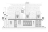 Tudor House Plan - Charleston 89475 - Right Exterior