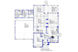 Tudor House Plan - Charleston 89475 - 1st Floor Plan
