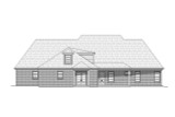 Colonial House Plan - 89464 - Rear Exterior