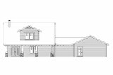 Bungalow House Plan - Wisteria 89501 - Rear Exterior