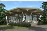 Modern House Plan - Glassing 89517 - 