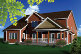 Traditional House Plan - 89533 - Rear Exterior