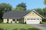 Ranch House Plan - 89539 - Front Exterior