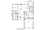Ranch House Plan - 89539 - 1st Floor Plan