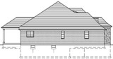 European House Plan - Carmelite 89574 - Left Exterior