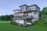 Contemporary House Plan - 89624 - Right Exterior