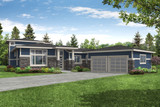 Contemporary House Plan - Soldotna 89650 - Front Exterior