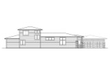 Contemporary House Plan - Soldotna 89650 - Left Exterior