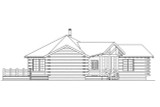 Lodge Style House Plan - Ridgeline 89692 - Left Exterior