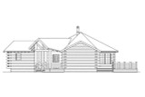 Secondary Image - Lodge Style House Plan - Ridgeline 89692 - Right Exterior