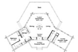 Lodge Style House Plan - Ridgeline 89692 - 1st Floor Plan