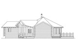 Lodge Style House Plan - Ridgeline 89692 - Right Exterior