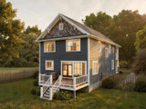 Bungalow House Plan - 89922 - Left Exterior