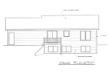 Traditional House Plan - 89965 - Rear Exterior