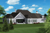 Ranch House Plan - 90133 - Rear Exterior