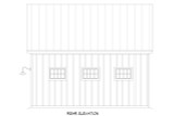 Country House Plan - Grande Pines 90235 - Rear Exterior