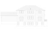 Craftsman House Plan - Campbell 90261 - Rear Exterior