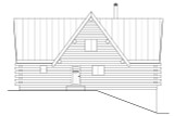 A-Frame House Plan - Eagle Rock 90503 - Front Exterior