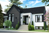 Modern House Plan - Scandia 90586 - Front Exterior