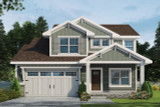 Craftsman House Plan - Harmon Haven 90627 - Front Exterior