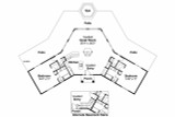 Southwest House Plan - San Pedro 90645 - 1st Floor Plan
