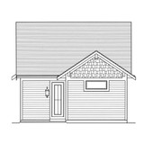 Secondary Image - Cottage House Plan - Stockton 90628 - Rear Exterior