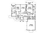 European House Plan - Marcellus 90720 - 1st Floor Plan