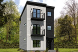Modern House Plan - Shephard Deluxe 90734 - Front Exterior