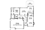 European House Plan - Tamarack 90757 - 1st Floor Plan
