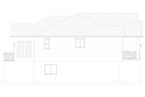 Traditional House Plan - Fluhman 90713 - Left Exterior