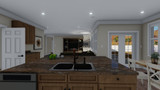 Traditional House Plan - Fluhman 90713 - Kitchen