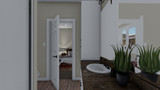 Traditional House Plan - Fluhman 90713 - Master Bathroom
