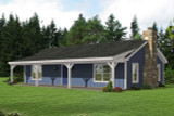 Country House Plan - 90877 - Front Exterior