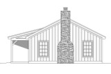 Country House Plan - 90877 - Right Exterior