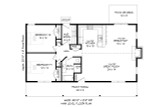 Country House Plan - 90877 - 1st Floor Plan