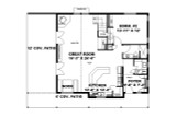 Cottage House Plan - 90902 - 1st Floor Plan
