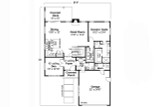 Contemporary House Plan - Pinehurst 90934 - 1st Floor Plan