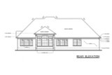 European House Plan - Stonelake Manor 90955 - Rear Exterior