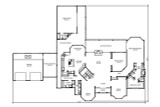 European House Plan - Garrison 91222 - 1st Floor Plan
