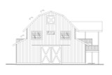 Farmhouse House Plan - 91404 - Left Exterior